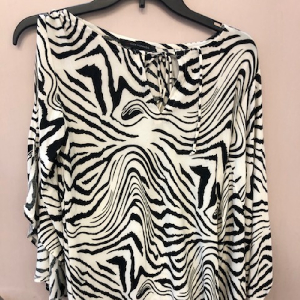 Zebra stripes top